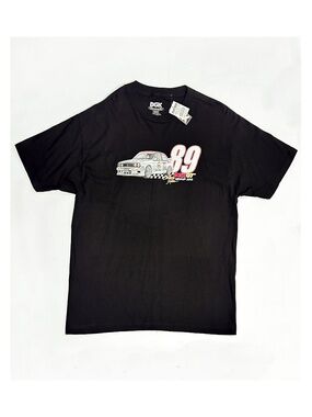 NWT Zumiez DGK Men's Large Black  & Yellow Graphic Retro Car Racing T Shirt 89